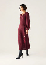 Load image into Gallery viewer, Furilia Knit Maxi Dress, Cherry Lacquer | Ministry of Style