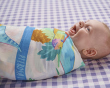 Load image into Gallery viewer, Dino Safari Bamboo Swaddle One Size - Kip &amp; Co