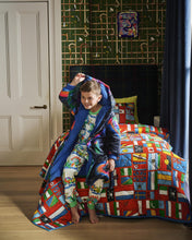 Load image into Gallery viewer, Dino Safari Organic Cotton Long Sleeve Top &amp; Pant Pyjama Set - Kip &amp; Co