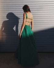 Load image into Gallery viewer, Aubrey Taffeta Gown Green / Hansen &amp; Gretel