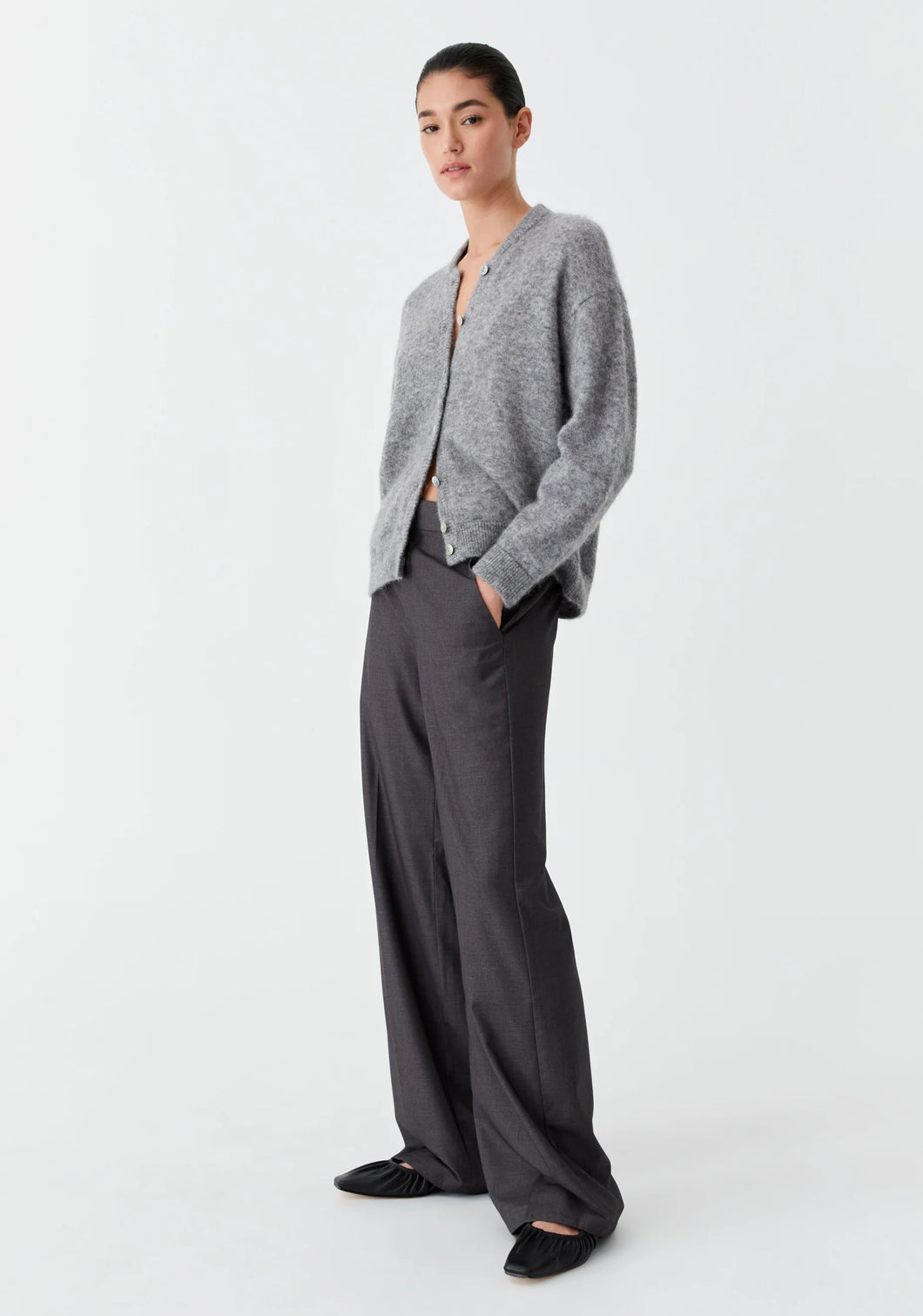 Vance Knit Cardigan Grey / Morrison