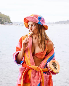 Surfs Up Terry Beach Hat | Kip & Co