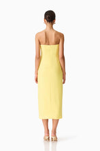 Load image into Gallery viewer, Hope Strapless Midi Dress, Yellow | Elliatt