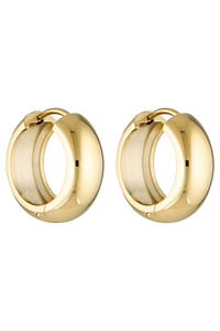 Petite Thick Huggies Gold 18mm / Porter Jewellery