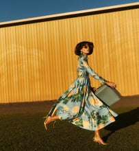 Load image into Gallery viewer, Zara Shirt Midi Dress - Hydrangea in Cornflower Blue | Leo Lin