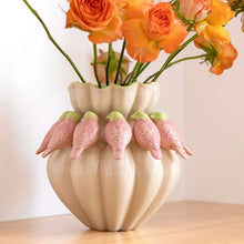 Load image into Gallery viewer, Large Bird Vase Pink and Green / Noss and Co