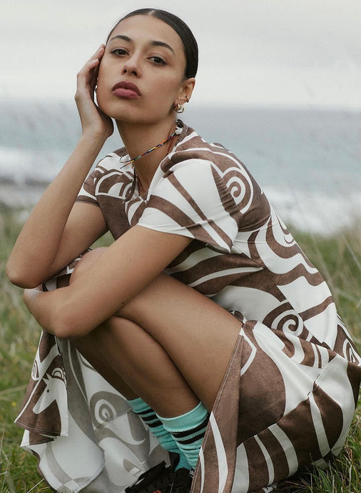 Dahlia Maxi Dress, Roaming Horses | Roame