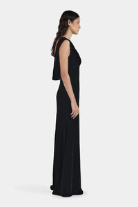Isolde Velvet Dress, Black  | Hansen & Gretal