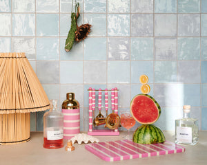 Gypsy Rose Strip Resin Cocktail Shaker One Size | Kip & Co