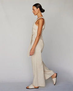 Imari Linen Jumpsuit Natural
