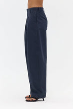 Load image into Gallery viewer, Imprint Tailored Cotton Trousers, Ink | Third Form