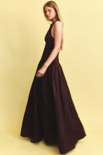 Load image into Gallery viewer, Iris Taffetta Gown Choc | Hansen &amp; Gretel