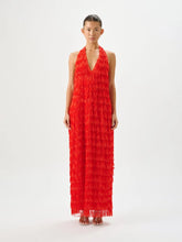 Load image into Gallery viewer, Ischia Fringe Dress, Flame | Roame