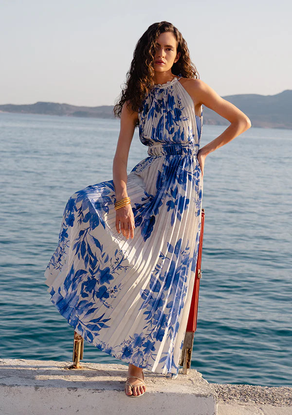 Isola Plisse Maxi Dress | MOS