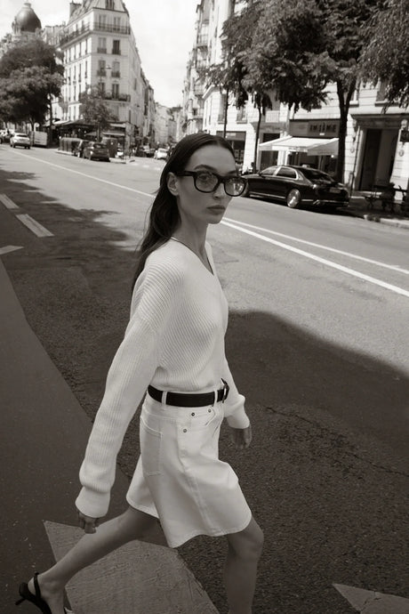 Odihn Short Ivory  / Elka Collection