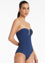 Load image into Gallery viewer, Bandeau One Piece, Pacific Blue | Jets Australia