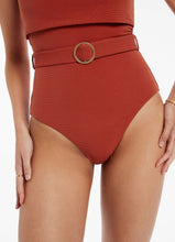 Load image into Gallery viewer, Isla Rib Bandeau One Piece, Russet | Jets Australia