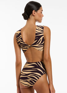 Fine Lines Twist One Piece | Jets Australia