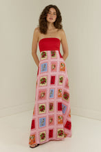 Load image into Gallery viewer, Primrose Dress, Strawberry Stamp | Palm Noosa