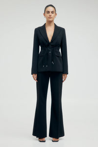 Protocol Cinched Waist Blazer Raven / Third Form