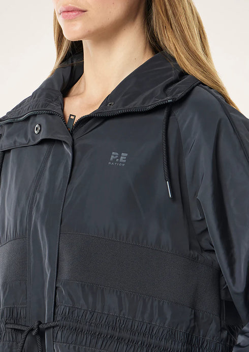 Mid Length Man Down Jacket Marine Blue / PE Nation