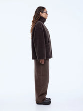 Load image into Gallery viewer, Jayla Teddy Jacket Chocolate | Ena Pelly