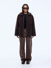 Load image into Gallery viewer, Jayla Teddy Jacket Chocolate | Ena Pelly