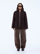 Load image into Gallery viewer, Jayla Teddy Jacket Chocolate | Ena Pelly