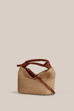 Load image into Gallery viewer, Jess Mini Tan Raffia Pouch | Vestirsi