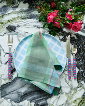 Load image into Gallery viewer, Jewel of the Nile Tartan Line 4P Napkin Set | Kip &amp; Co
