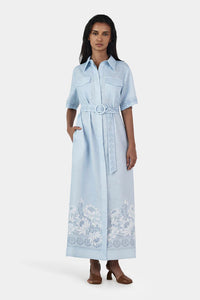 Joe Linen Midi Dress | Hansen & Gretel