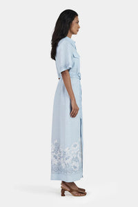 Joe Linen Midi Dress | Hansen & Gretel