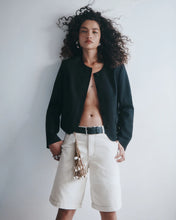 Load image into Gallery viewer, Jessie Denim Jorts Ecru | Hansen &amp; Gretel