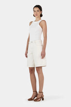 Load image into Gallery viewer, Jessie Denim Jorts Ecru | Hansen &amp; Gretel