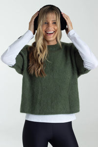 Heart on my Sleeve Knit Khaki / Snuxe