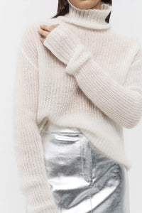 Ida Mohair Wool Knit White / Friend of Audrey