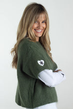 Load image into Gallery viewer, Heart on my Sleeve Knit Khaki / Snuxe
