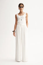 Load image into Gallery viewer, Isabella White Wide Leg Pant | Elka Collective
