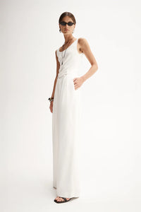 Isabella White Wide Leg Pant | Elka Collective