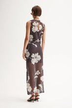 Load image into Gallery viewer, Lillian Brown Floral Knit Maxi | Elka Collective