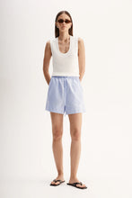 Load image into Gallery viewer, Austin Light Blue Cotton Shorts | Elka Collective