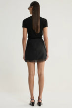 Load image into Gallery viewer, Annelise Mini Skirt in black / Elka Collective