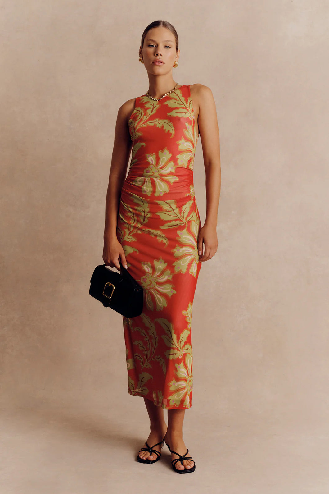 Kora Dress - Fushia Fern / Hansen & Gretel