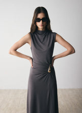 Load image into Gallery viewer, Layout Dress - Charcoal | Esmaee