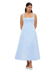 Odette Midi Dress, Sky Blue | Leo Lin