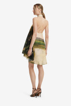 Load image into Gallery viewer, Eloise Halterneck Mini Dress Serene Print | Leo Lin