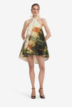 Load image into Gallery viewer, Eloise Halterneck Mini Dress Serene Print | Leo Lin