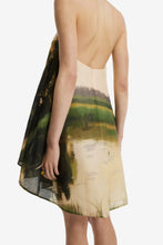 Load image into Gallery viewer, Eloise Halterneck Mini Dress Serene Print | Leo Lin