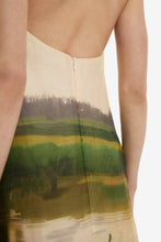 Load image into Gallery viewer, Eloise Halterneck Mini Dress Serene Print | Leo Lin