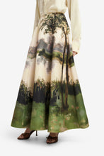 Load image into Gallery viewer, Elina Maxi Skirt Serene Print | Leo Lin